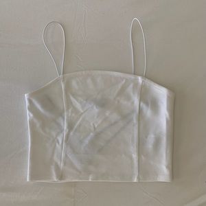 Straight Neck Cropped Cami